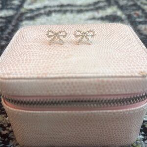 Gorjana fancy bow earrings